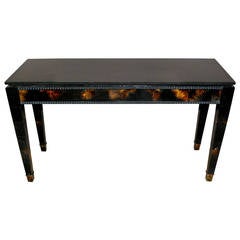 Console Table Wrapped with Horn