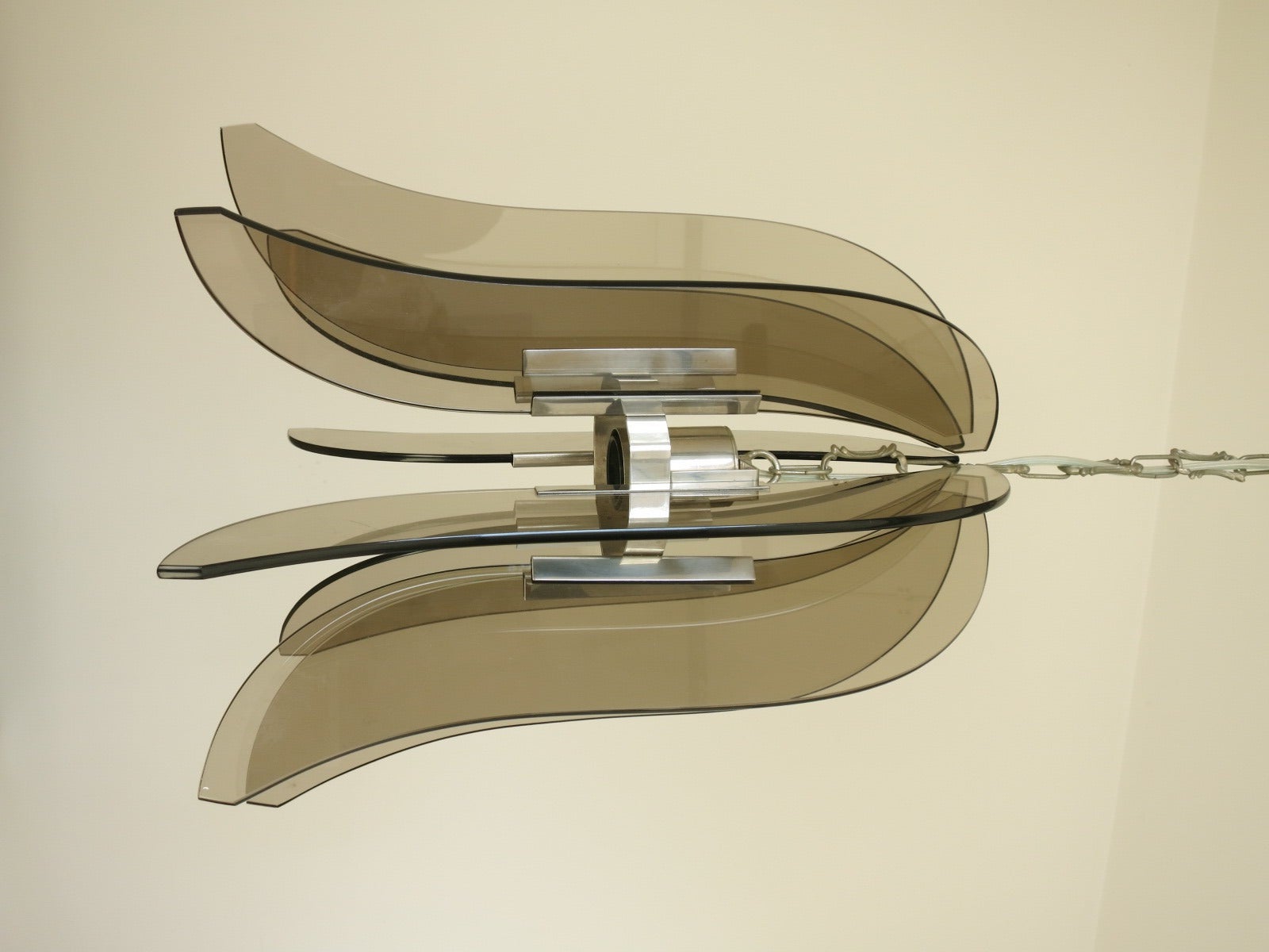 Mid-Century Modern A Pair Of Fontana Arte Style Chandeliers