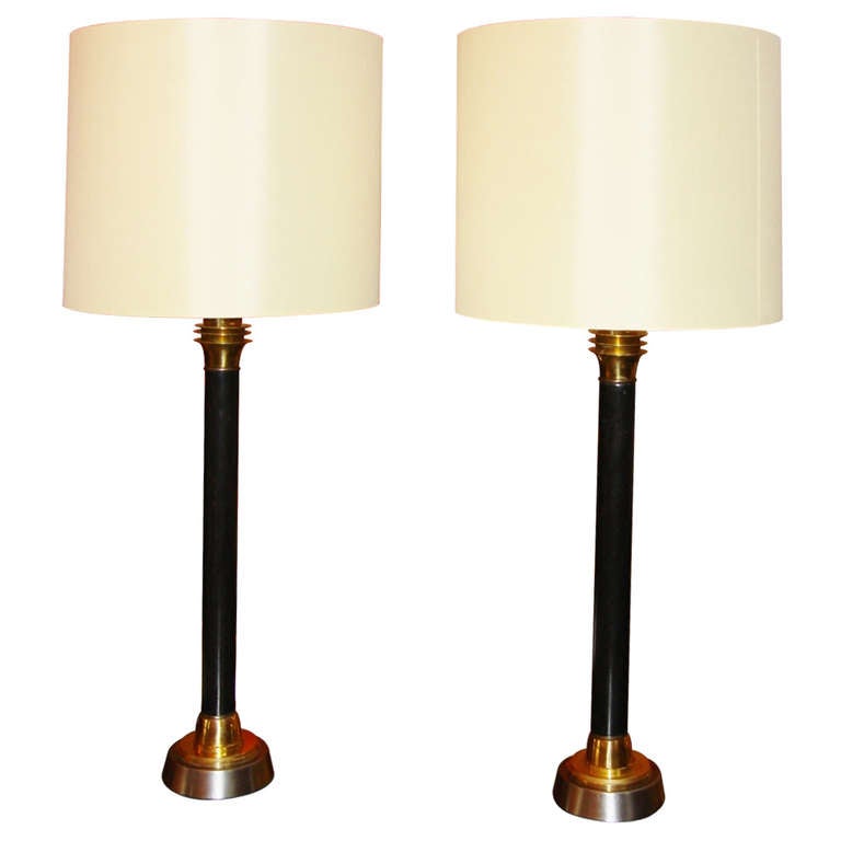 Pair of Midcentury Table Lamps For Sale at 1stdibs