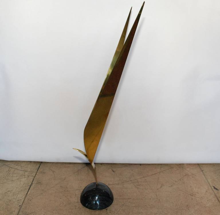 Vintage Abstract Seagull Sculpture by C. Jere In Good Condition In Cathedral City, CA