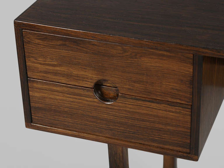 Danish Modern Rosewood Vanity by Aksel Kjaersgaard In Excellent Condition In New York, NY