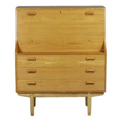 Danish Modern Teak Secretary by Borge Mogensen