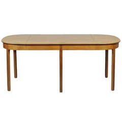 Ole Wanscher Bauhaus Dining Table for AJ Iversen, Rare