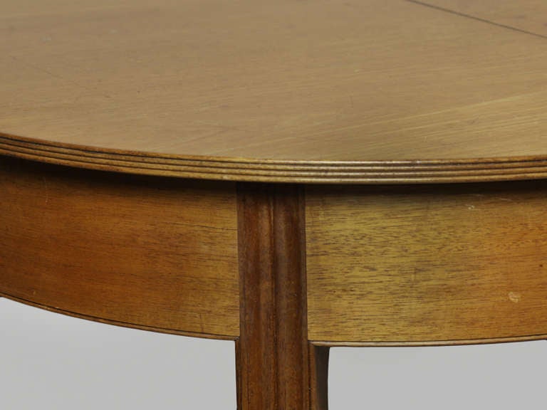 Ole Wanscher Bauhaus Dining Table for AJ Iversen, Rare In Good Condition In New York, NY