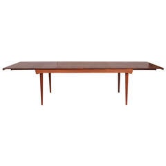 Finn Juhl Dining Table with Two Leaves