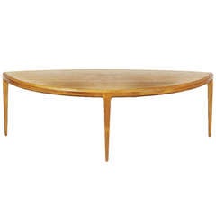 Danish Modern Teak Three-Legged Coffee Table
