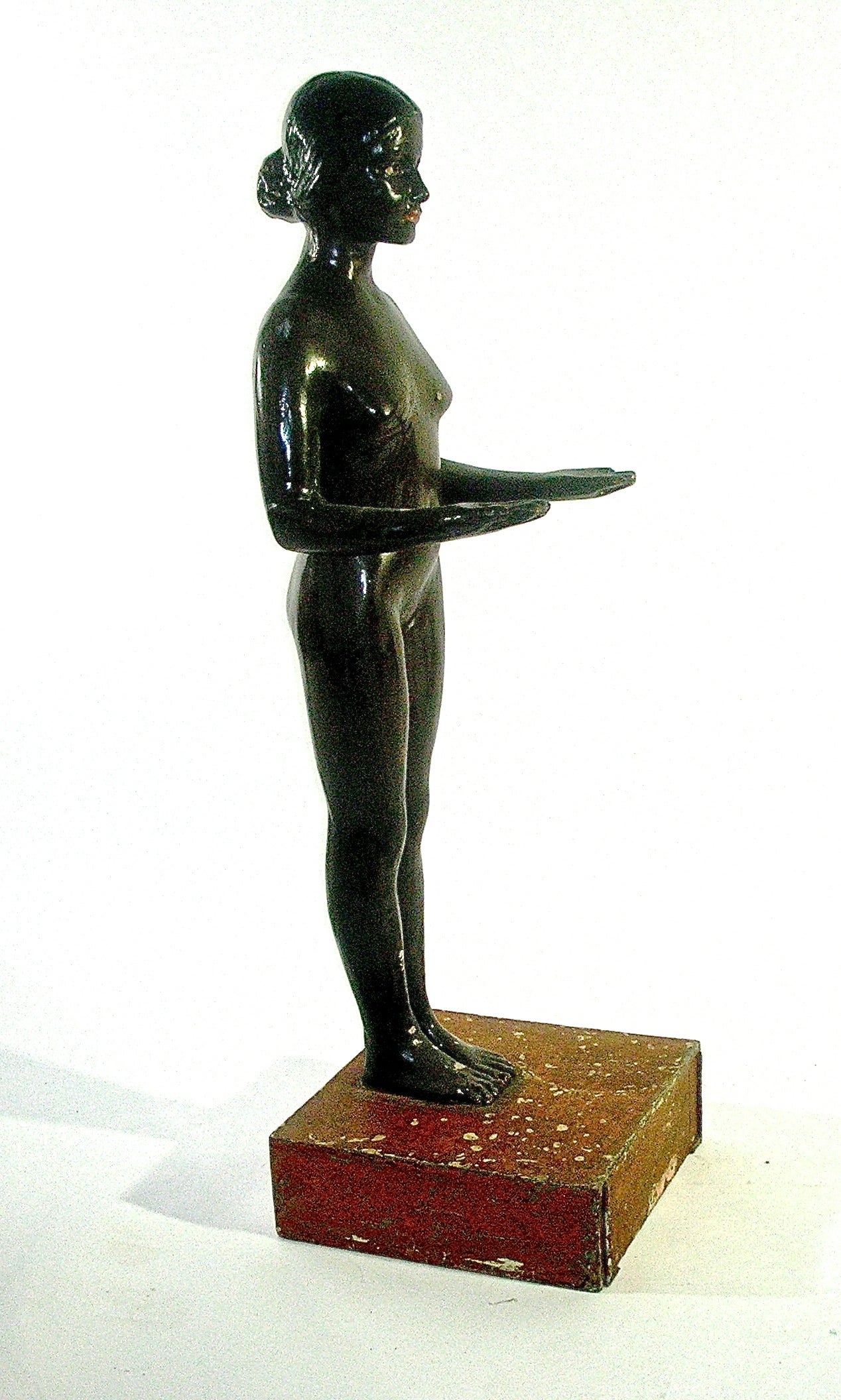 Papier Mache Nude Full Figure Display Stand For Sale 1