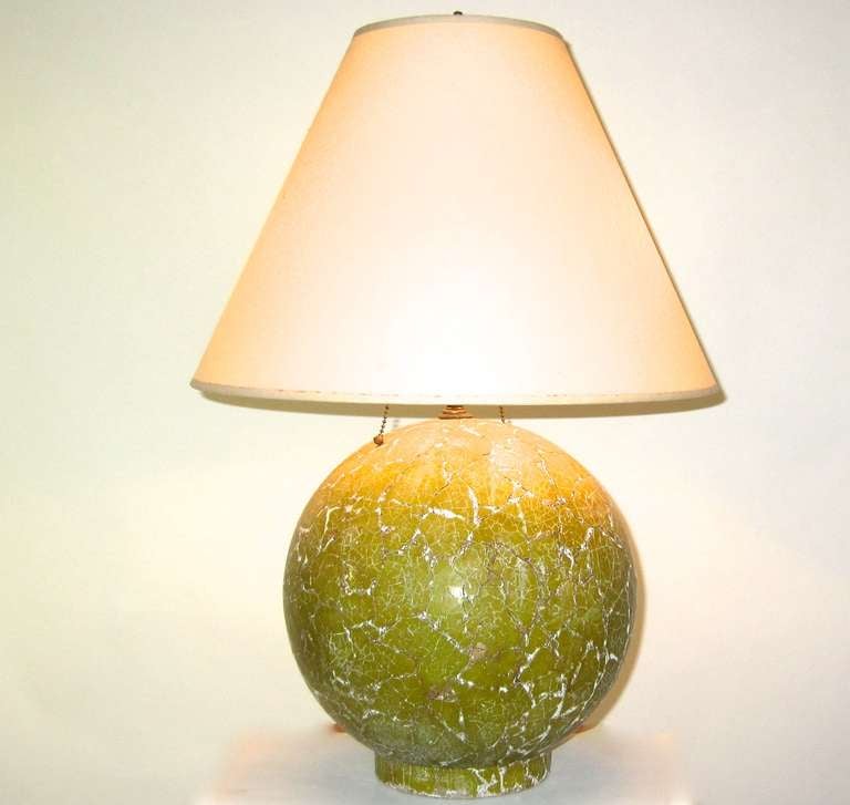 American Rare Bouckware Table Lamp For Sale