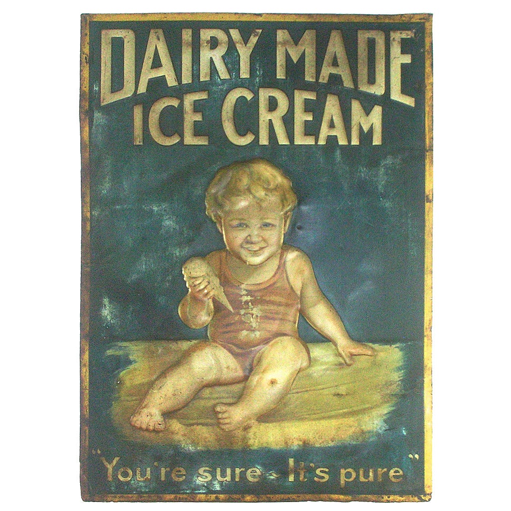 Ice Cream Baby Sign For Sale