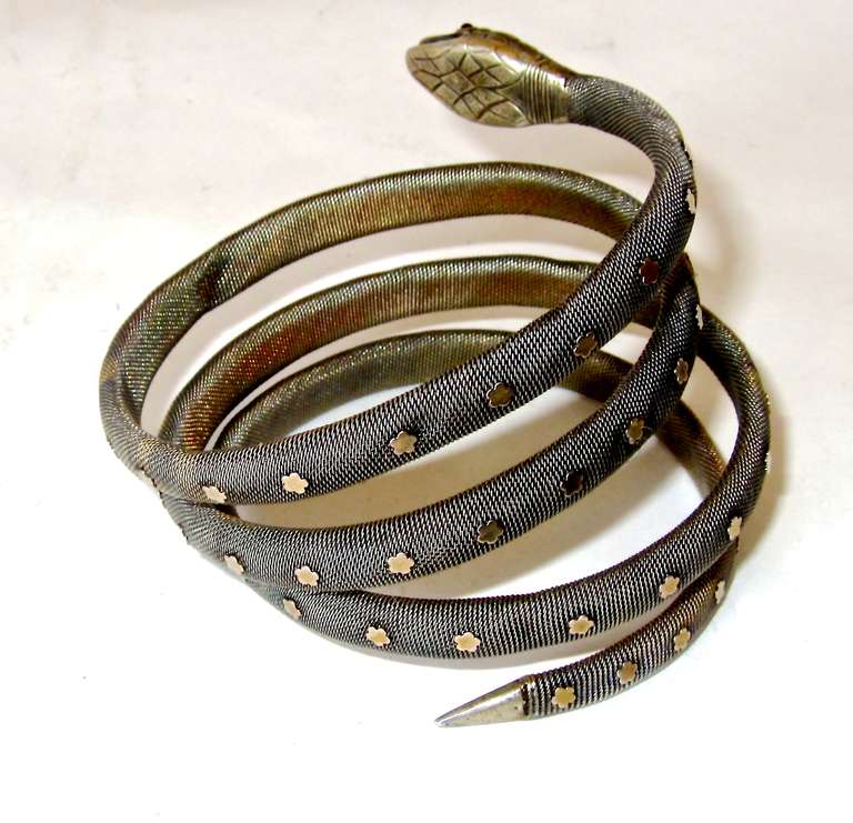 19th Century Vintage Snake Bracelet