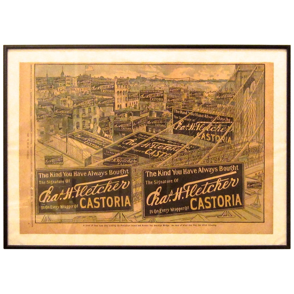 Americana: Advertising  Featuring the Brooklyn Bridge For Sale