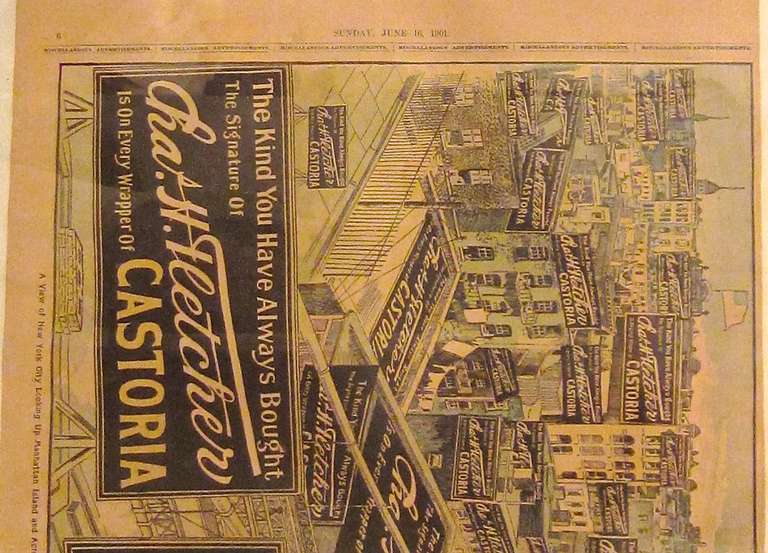 Americana: Advertising  Featuring the Brooklyn Bridge For Sale 1