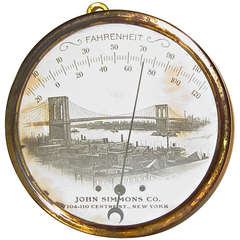 Brooklyn Bridge Advertising Thermometer