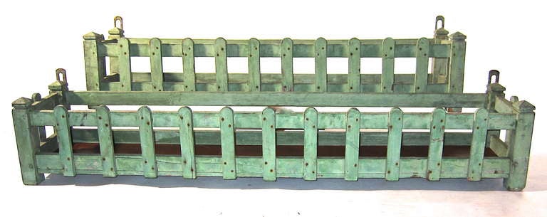 Late 20th Century French Window Box Planters