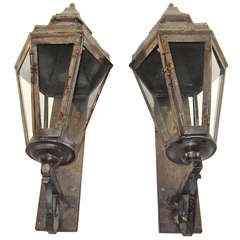 Pair French Lanterns