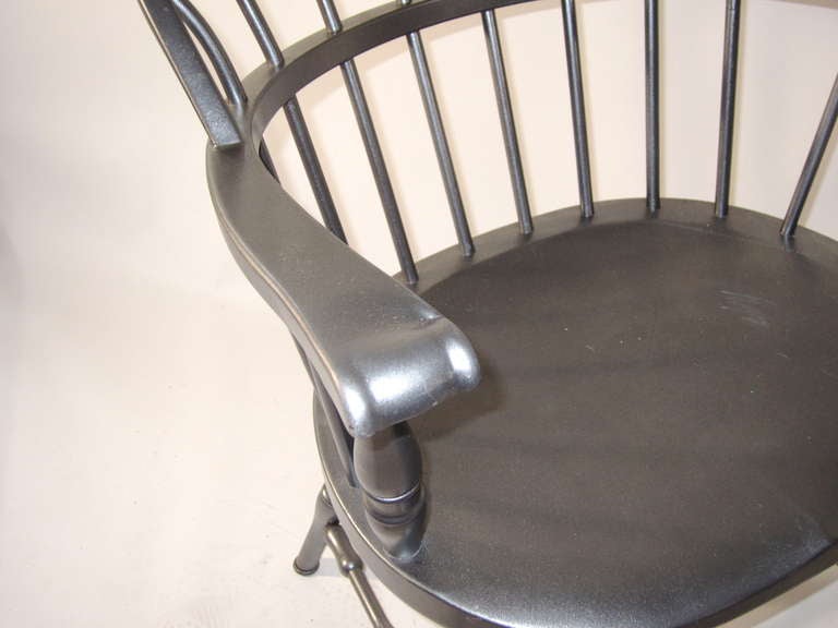 Iron Windsor Armchairs 1