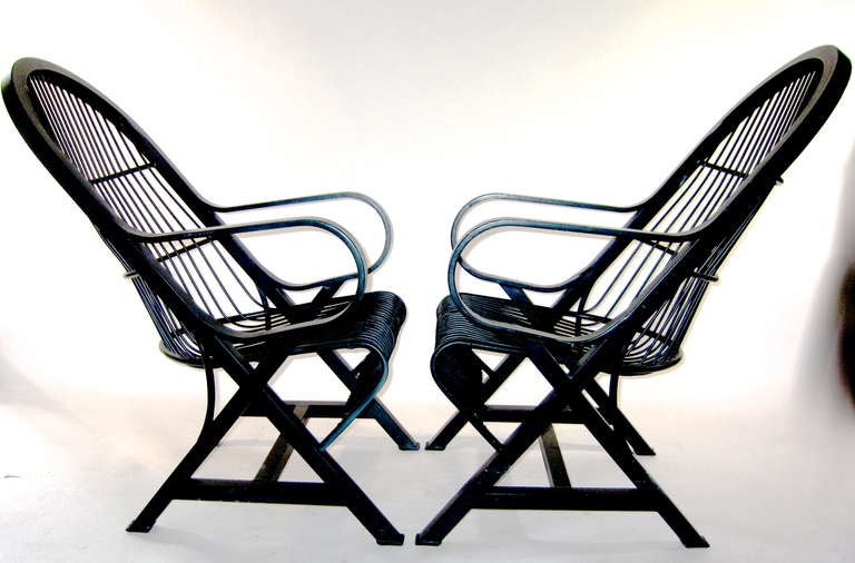 American Pair of Everlasting Comfort Chairs by Trudo