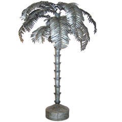 Galvanized Tin Coconut Palm Tree