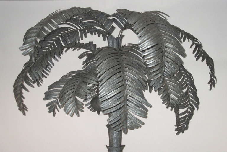 galvanized steel palm trees