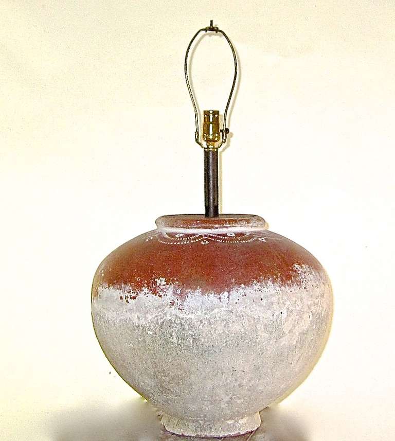 19th Century Kalinga Jar Table Lamp