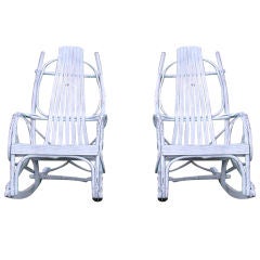PAIR OF AMISH ROCKERS