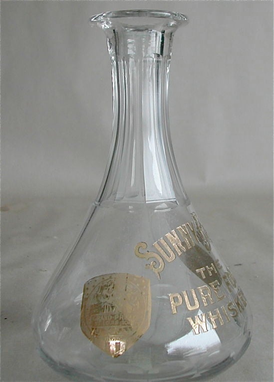 vintage i w harper decanter