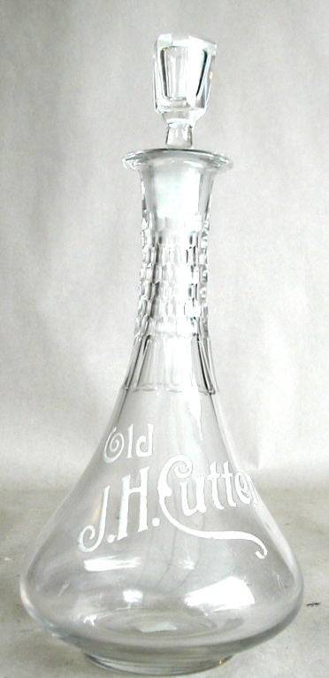 Four American Whiskey Decanters With Advertising 1