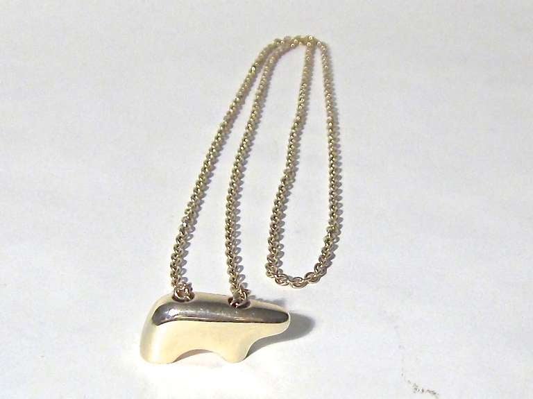 20th Century 14 K Gold Necklace by The Golden Bear, Vail