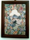 19th CENTURY PORCELAIN  TILE.