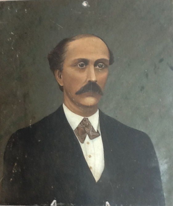 Folk Art Painting On Slate