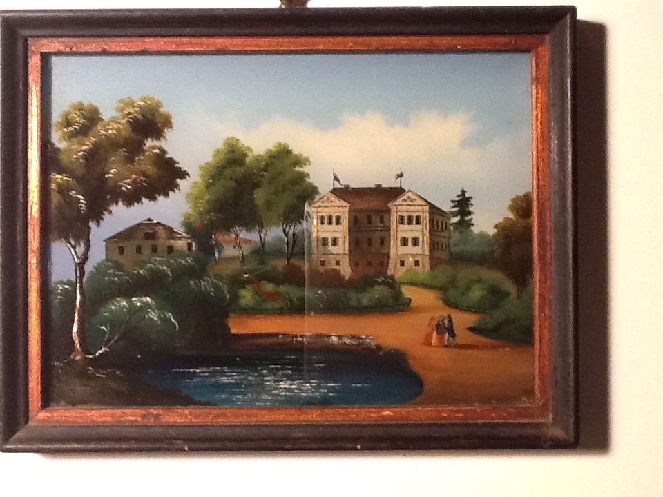 MINIATURE PASTORAL LANDSCAPE