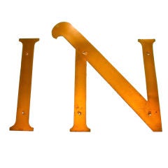 Copper Sign Letters