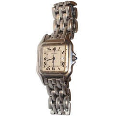 Cartier Panthere Stainless Steel Watch