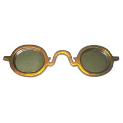 Wood Eyeglass Framed Mirror