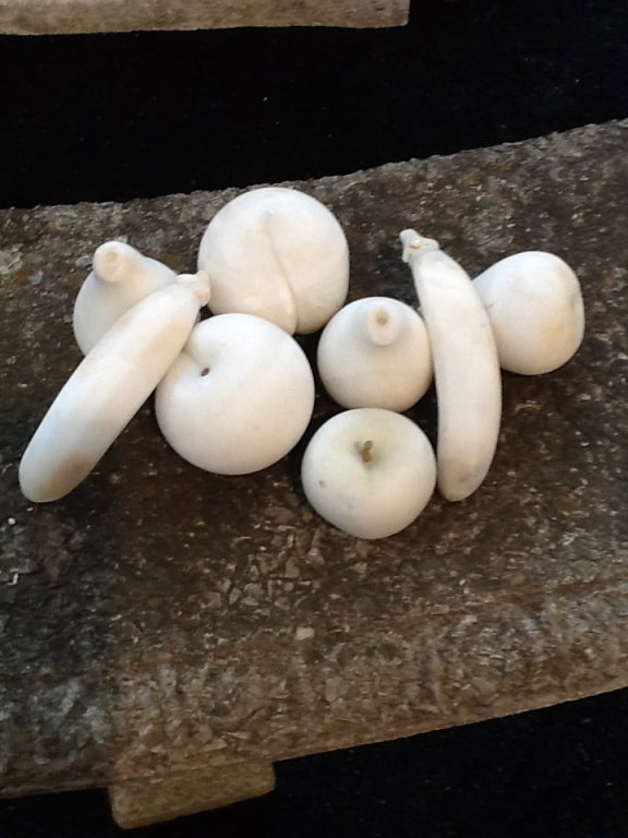 Unknown Carved Marble Fruit