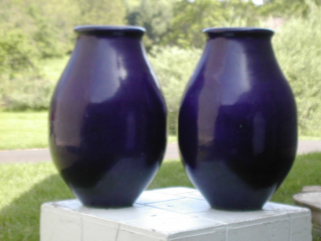 American Galloway Pottery Glazed Planters