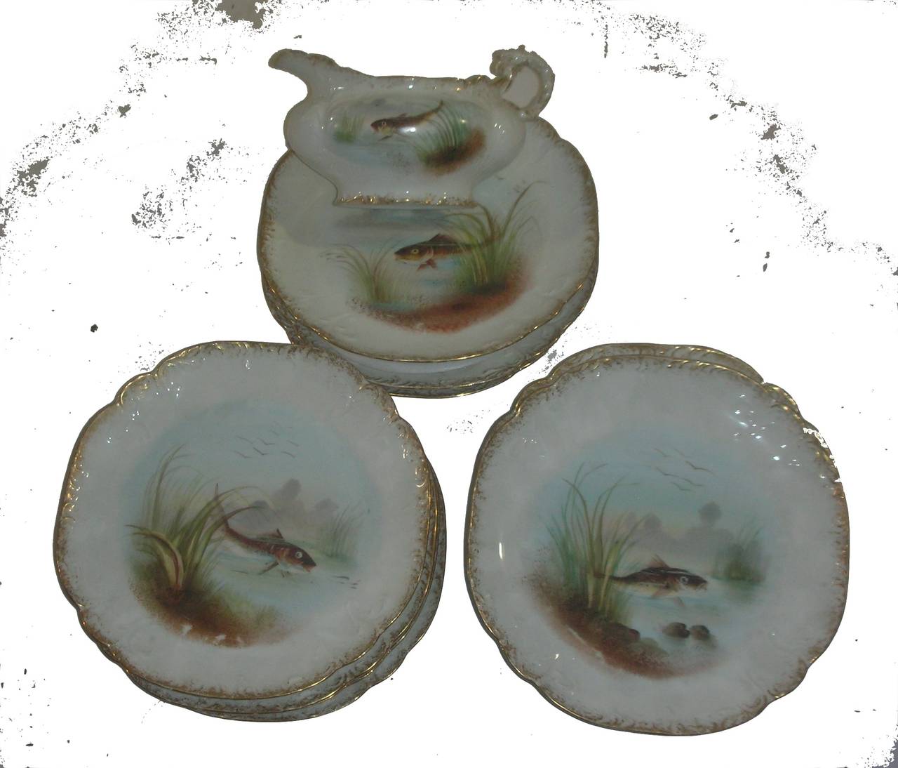 Limoges Fish Set 1