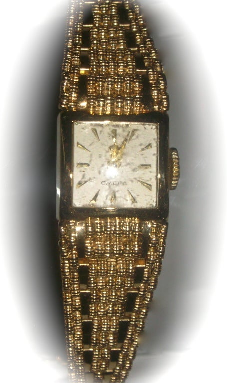 Omega Yellow Gold Ladies Watch 1