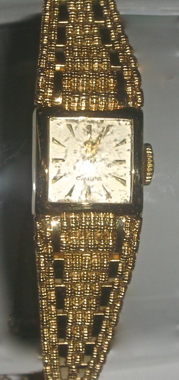 Omega Yellow Gold Ladies Watch 2
