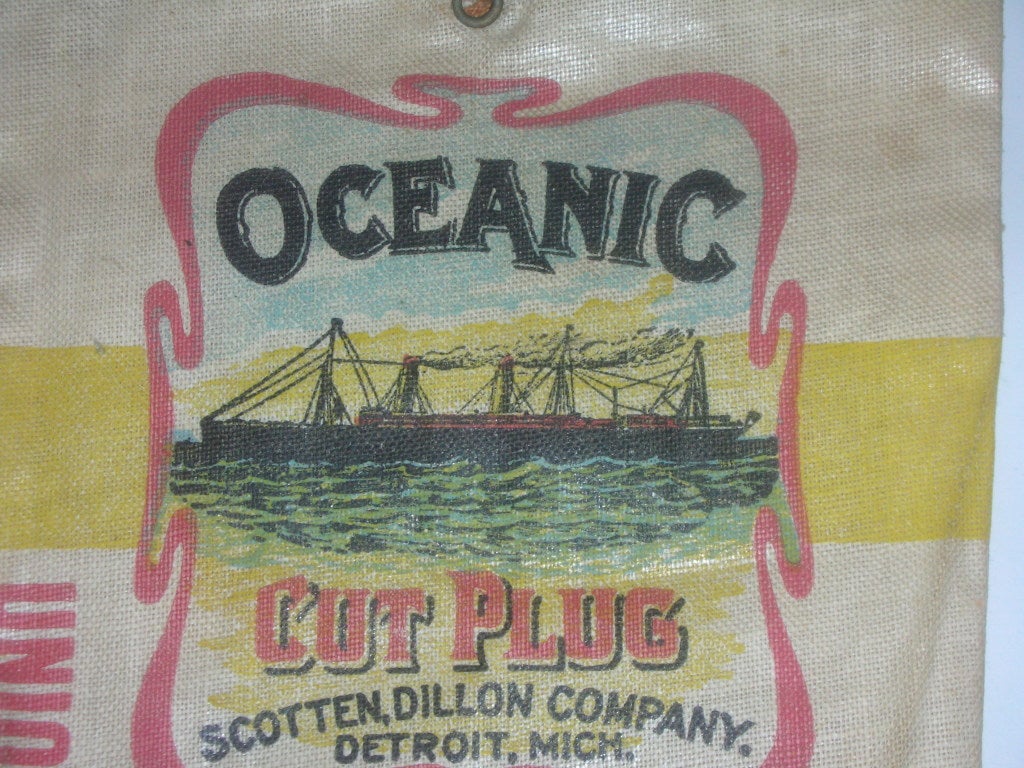 Vintage Tobacco Pouch, Scotten, Diilon Company 1