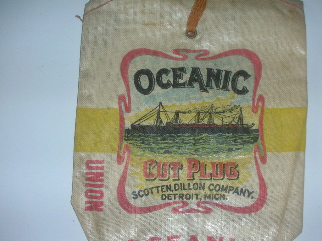Vintage Tobacco Pouch, Scotten, Diilon Company 2
