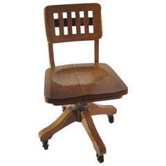 Vintage Swivel Desk Chair