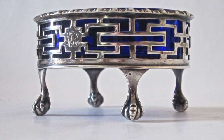 British 18th Century Sterling Salt by Robert Hennell I & David Hennell I