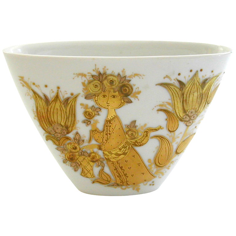 Bjorn Wiinblad Vase For Rosenthal Porcelain