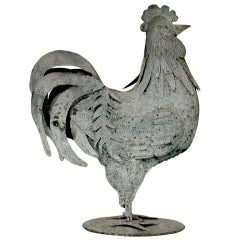 Galvanized Tin Rooster