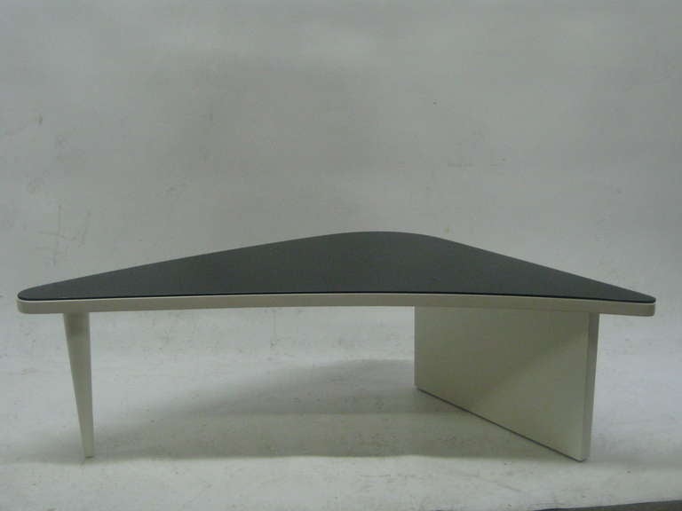Mid-Century Modern Unusual Triangular Cocktail Table
