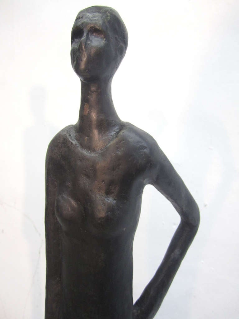Sculptures en fonte d'un couple 3