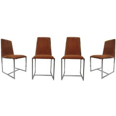 Milo Baughman Chairs, Set of Four