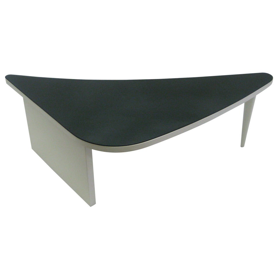 Unusual Triangular Cocktail Table