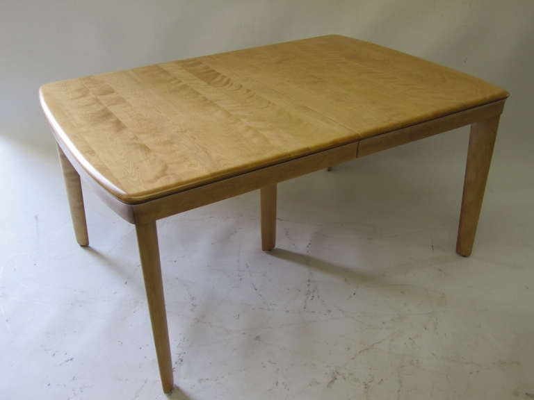Mid-Century Modern Heywood Wakefield Solid Maple Dining Table